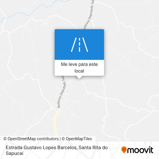 Estrada Gustavo Lopes Barcelos mapa