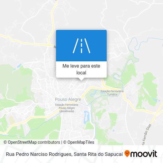 Rua Pedro Narciso Rodrigues mapa
