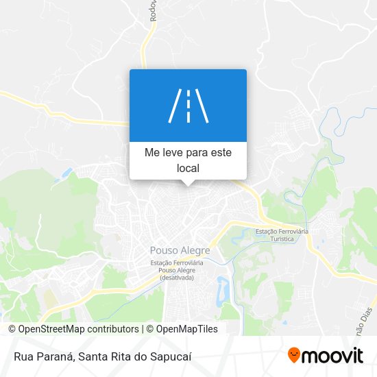 Rua Paraná mapa