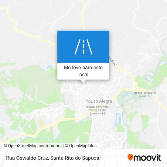 Rua Oswaldo Cruz mapa