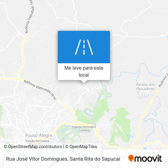 Rua José Vitor Domingues mapa