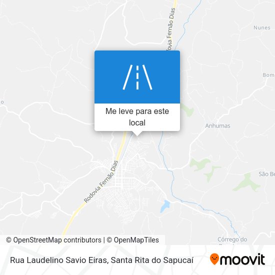 Rua Laudelino Savio Eiras mapa