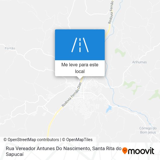 Rua Vereador Antunes Do Nascimento mapa