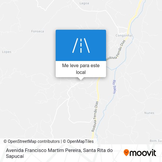 Avenida Francisco Martim Pereira mapa