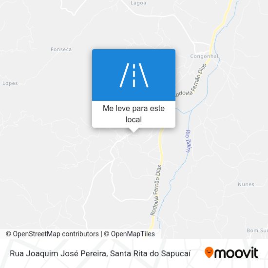 Rua Joaquim José Pereira mapa