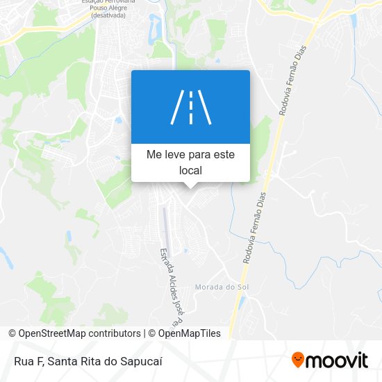 Rua F mapa