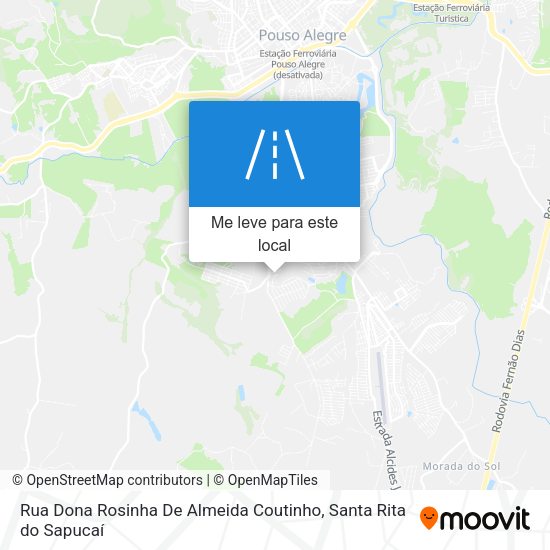 Rua Dona Rosinha De Almeida Coutinho mapa
