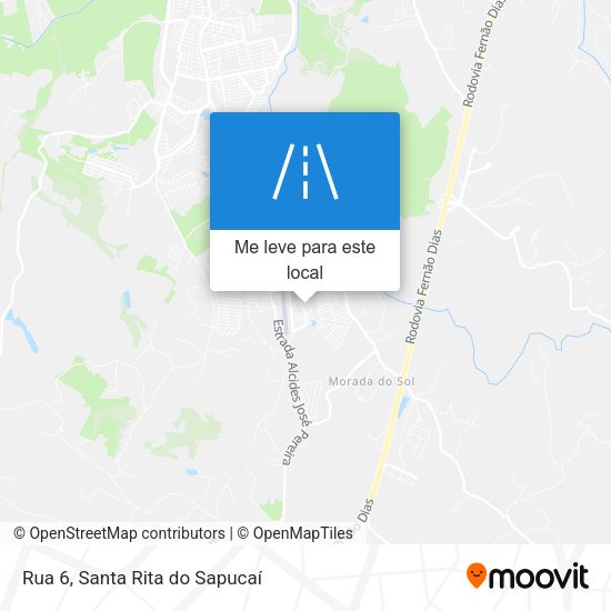 Rua 6 mapa