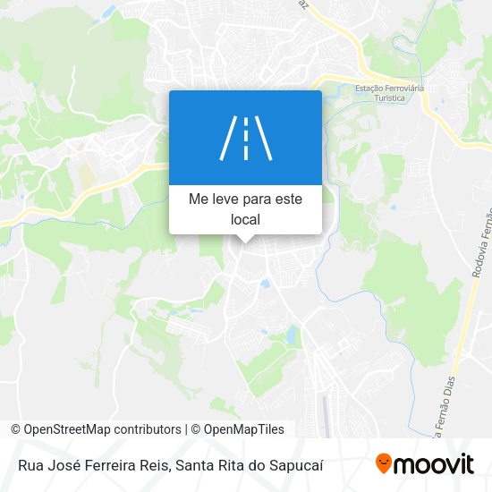 Rua José Ferreira Reis mapa