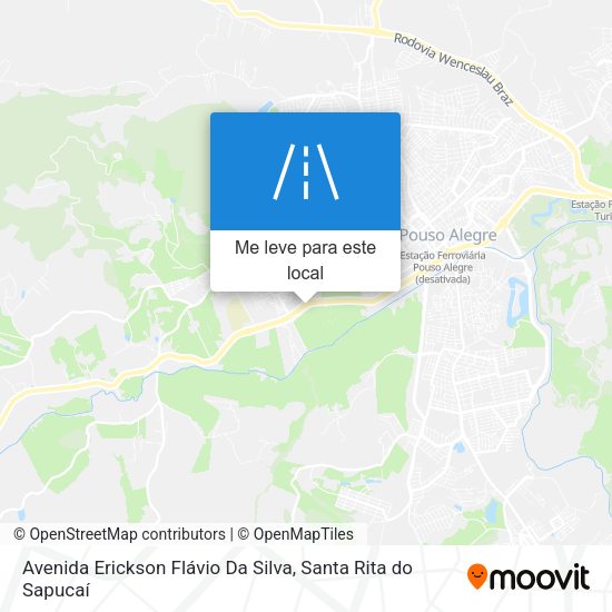 Avenida Erickson Flávio Da Silva mapa
