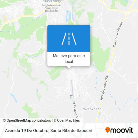 Avenida 19 De Outubro mapa