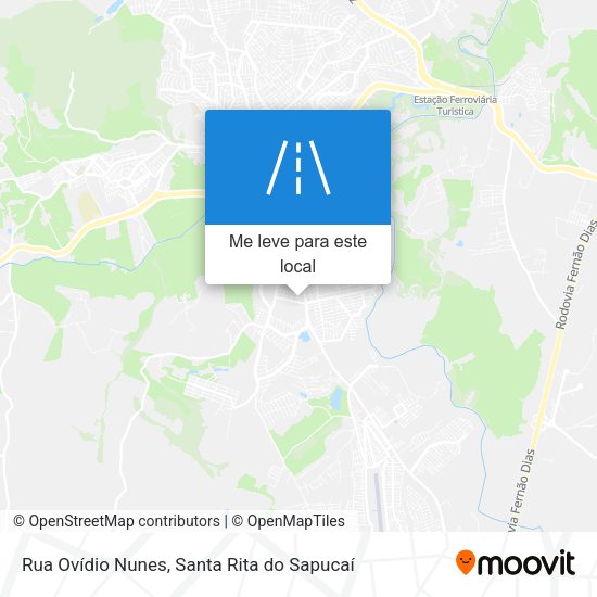 Rua Ovídio Nunes mapa