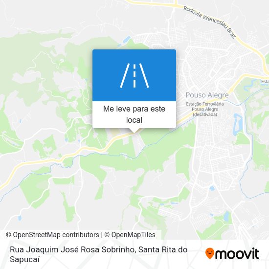 Rua Joaquim José Rosa Sobrinho mapa
