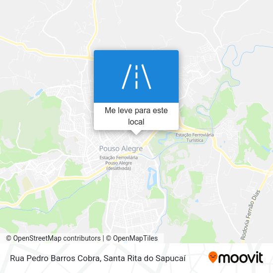 Rua Pedro Barros Cobra mapa