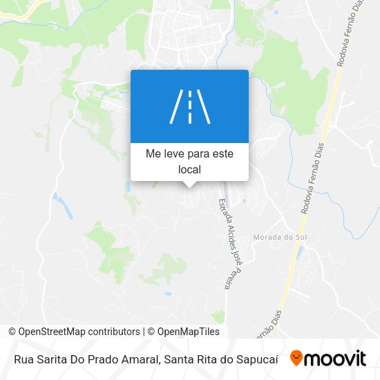 Rua Sarita Do Prado Amaral mapa