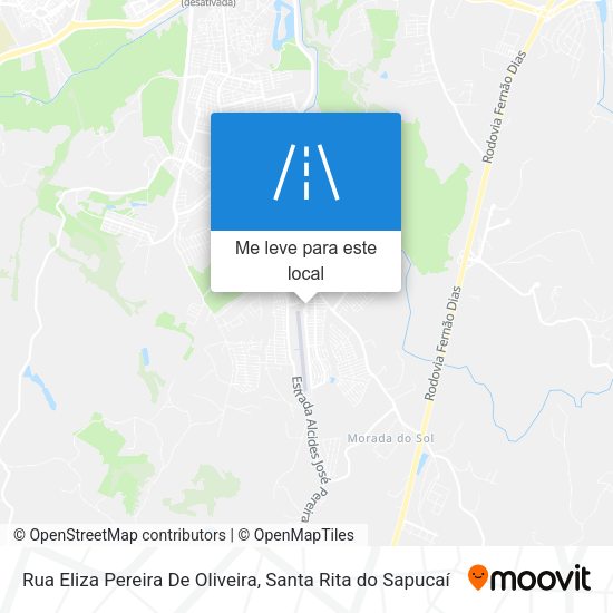 Rua Eliza Pereira De Oliveira mapa