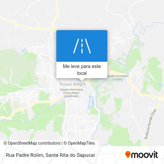 Rua Padre Rolim mapa