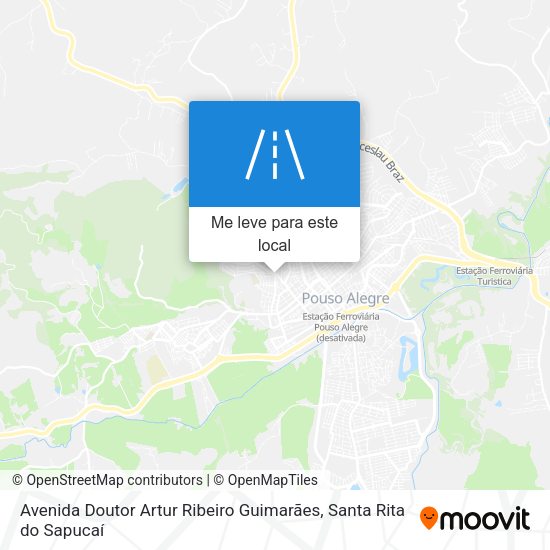 Avenida Doutor Artur Ribeiro Guimarães mapa