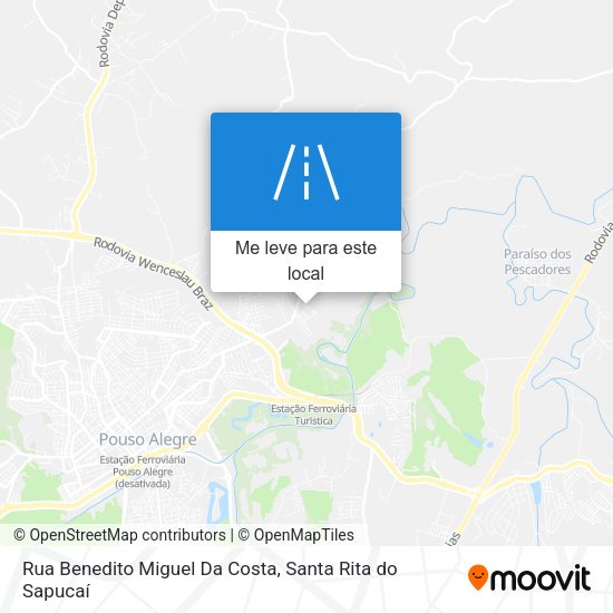 Rua Benedito Miguel Da Costa mapa