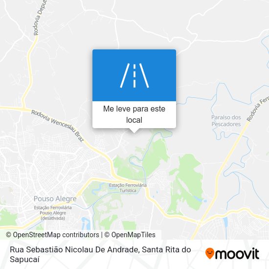 Rua Sebastião Nicolau De Andrade mapa