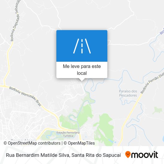 Rua Bernardim Matilde Silva mapa