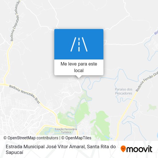 Estrada Municipal José Vítor Amaral mapa