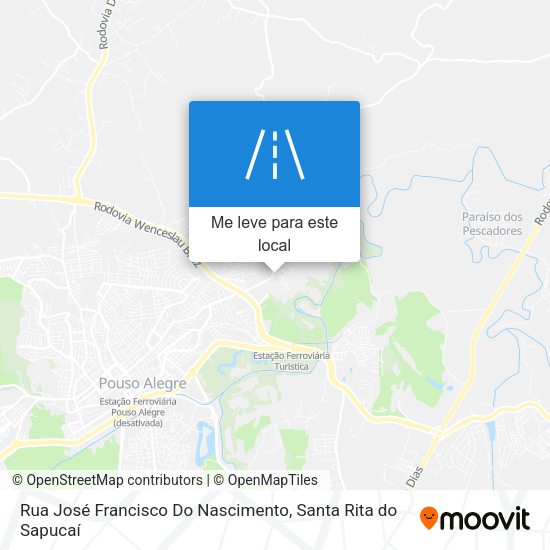 Rua José Francisco Do Nascimento mapa