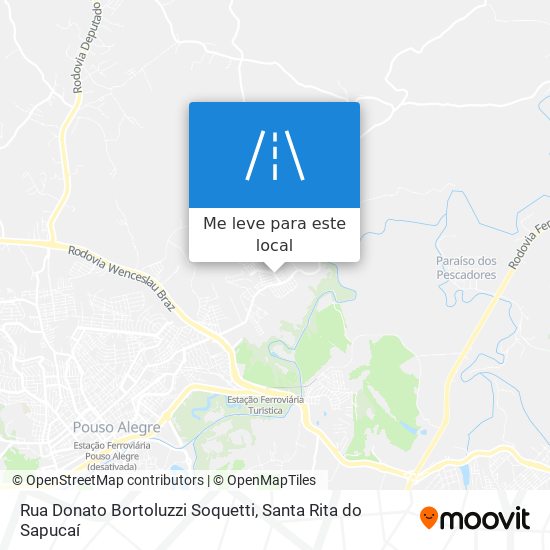 Rua Donato Bortoluzzi Soquetti mapa