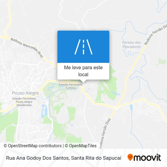 Rua Ana Godoy Dos Santos mapa