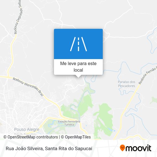 Rua João Silveira mapa