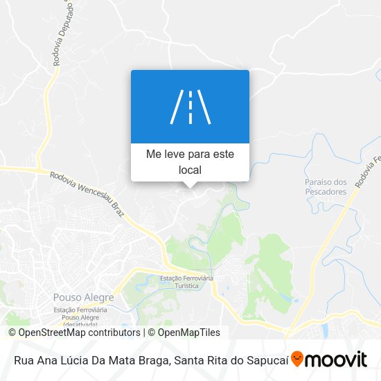 Rua Ana Lúcia Da Mata Braga mapa