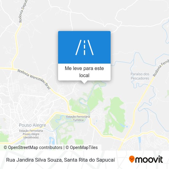 Rua Jandira Silva Souza mapa