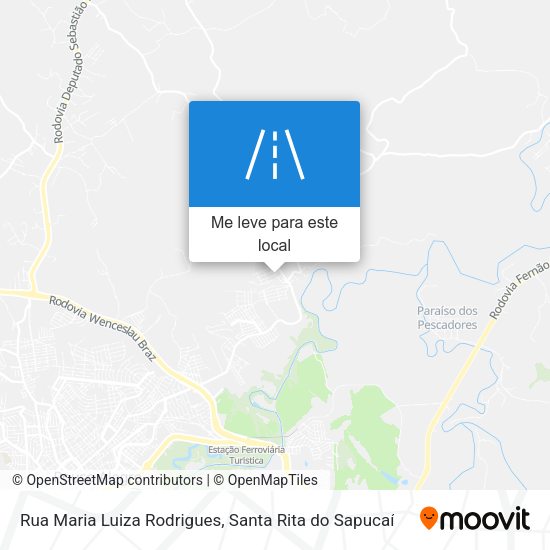 Rua Maria Luiza Rodrigues mapa