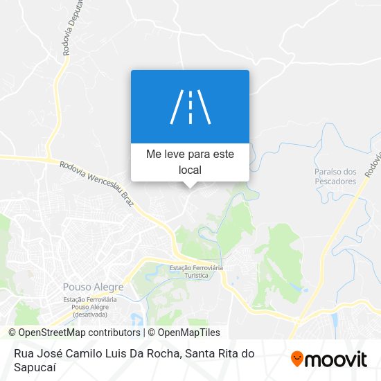Rua José Camilo Luis Da Rocha mapa