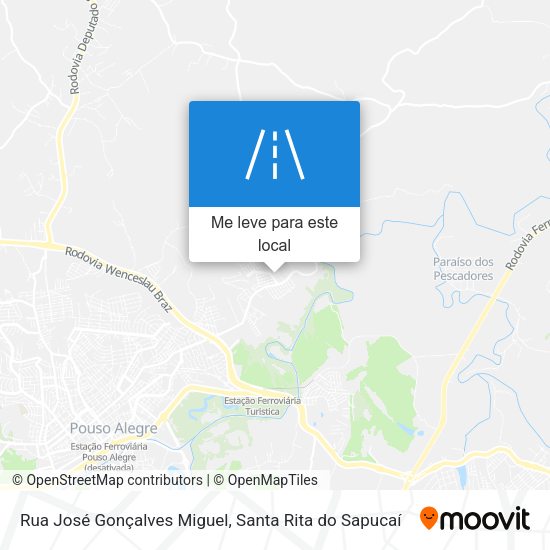 Rua José Gonçalves Miguel mapa
