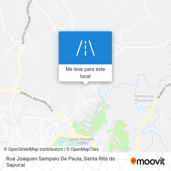 Rua Joaquim Sampaio De Paula mapa