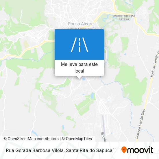 Rua Gerada Barbosa Vilela mapa