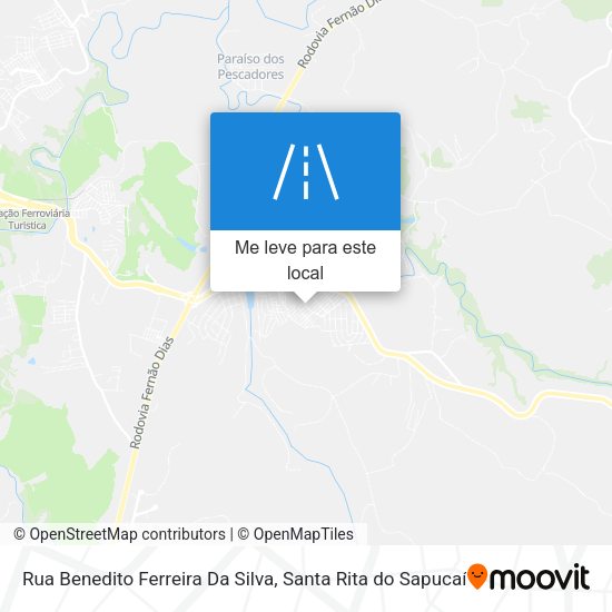 Rua Benedito Ferreira Da Silva mapa