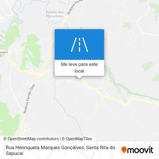 Rua Henriqueta Marques Gonçalves mapa