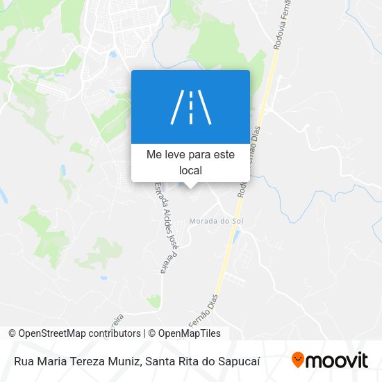 Rua Maria Tereza Muniz mapa