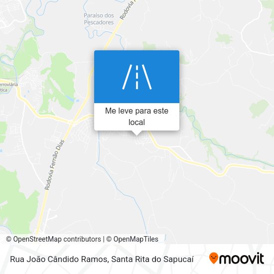 Rua João Cândido Ramos mapa