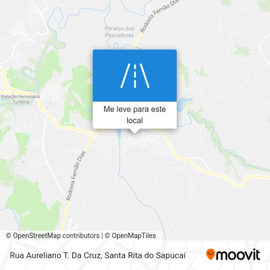 Rua Aureliano T. Da Cruz mapa