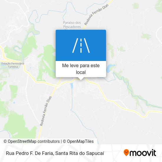 Rua Pedro F. De Faria mapa