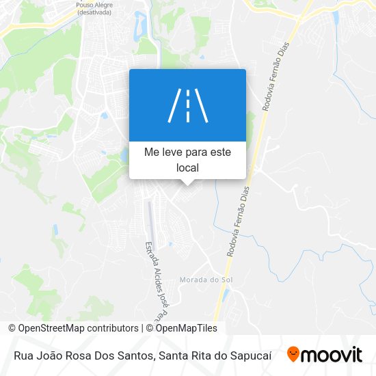 Rua João Rosa Dos Santos mapa