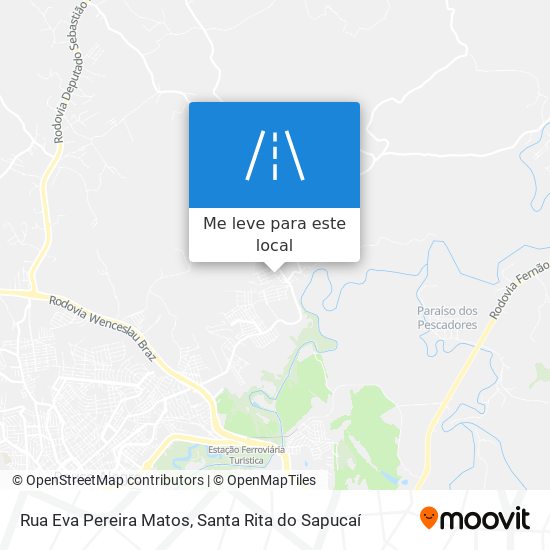 Rua Eva Pereira Matos mapa