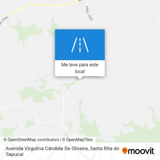 Avenida Virgulina Cândida De Oliveira mapa