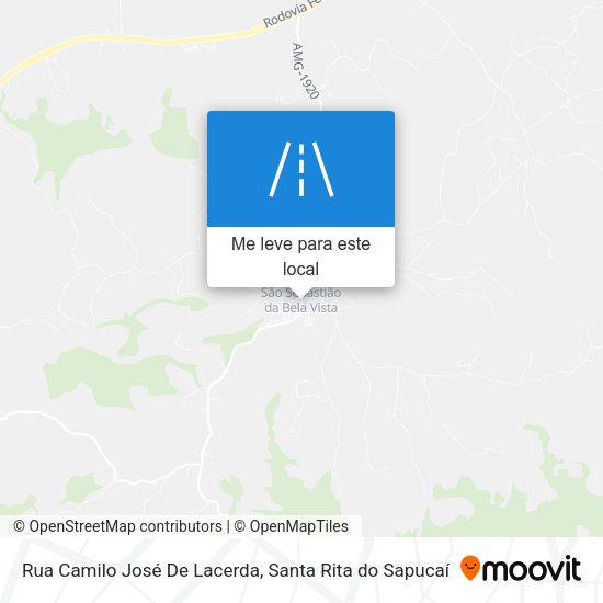 Rua Camilo José De Lacerda mapa
