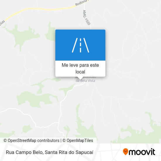 Rua Campo Belo mapa