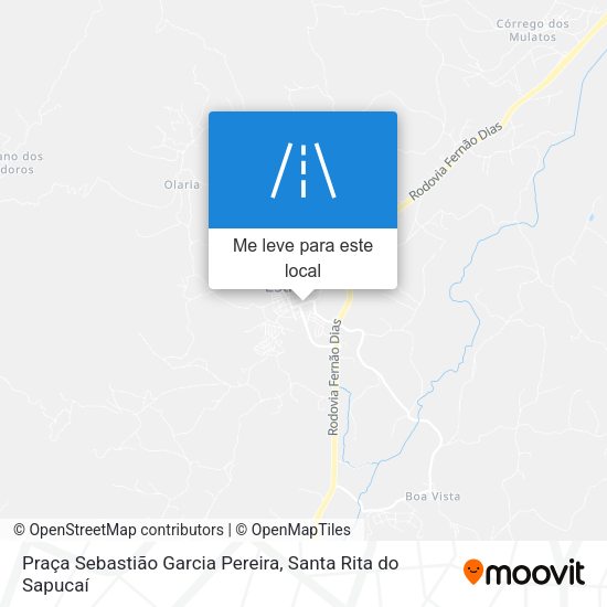 Praça Sebastião Garcia Pereira mapa
