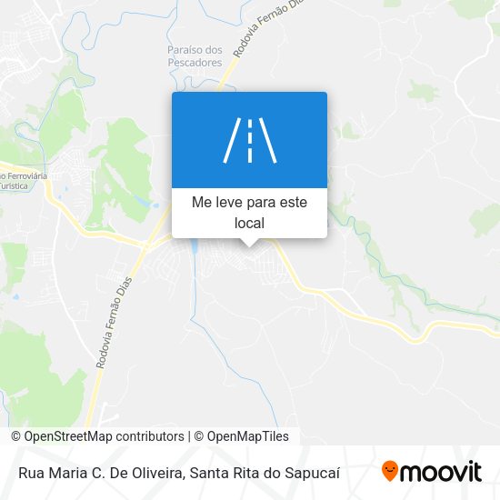 Rua Maria C. De Oliveira mapa